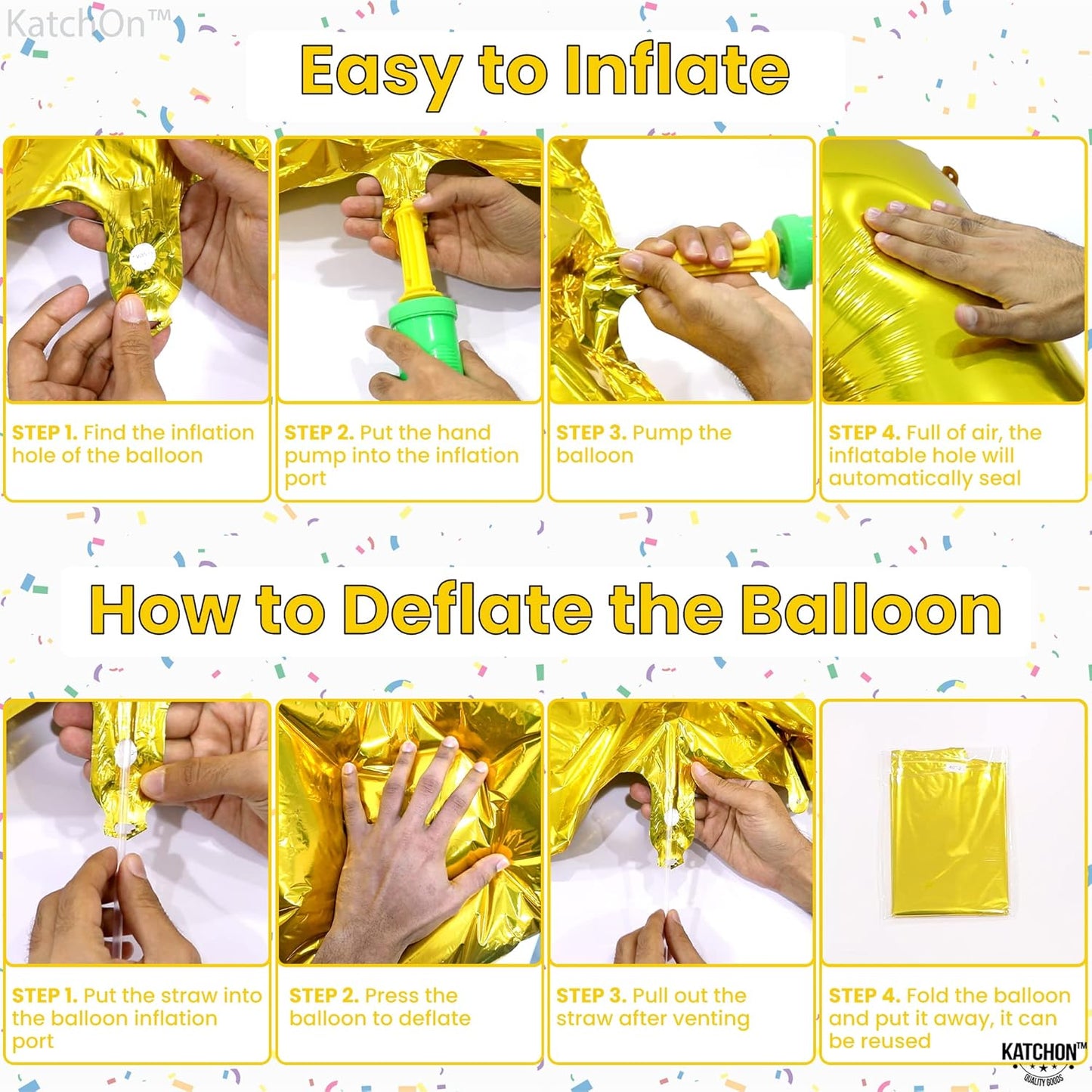 KatchOn, Giant Gold 16 Balloon Numbers - 40 Inch | Gold Number 16 Balloons for Sweet 16 Birthday Decorations | Gold Sweet 16 Balloons | Sweet 16 Balloons for Sweet 16 Party Decorations for Boys