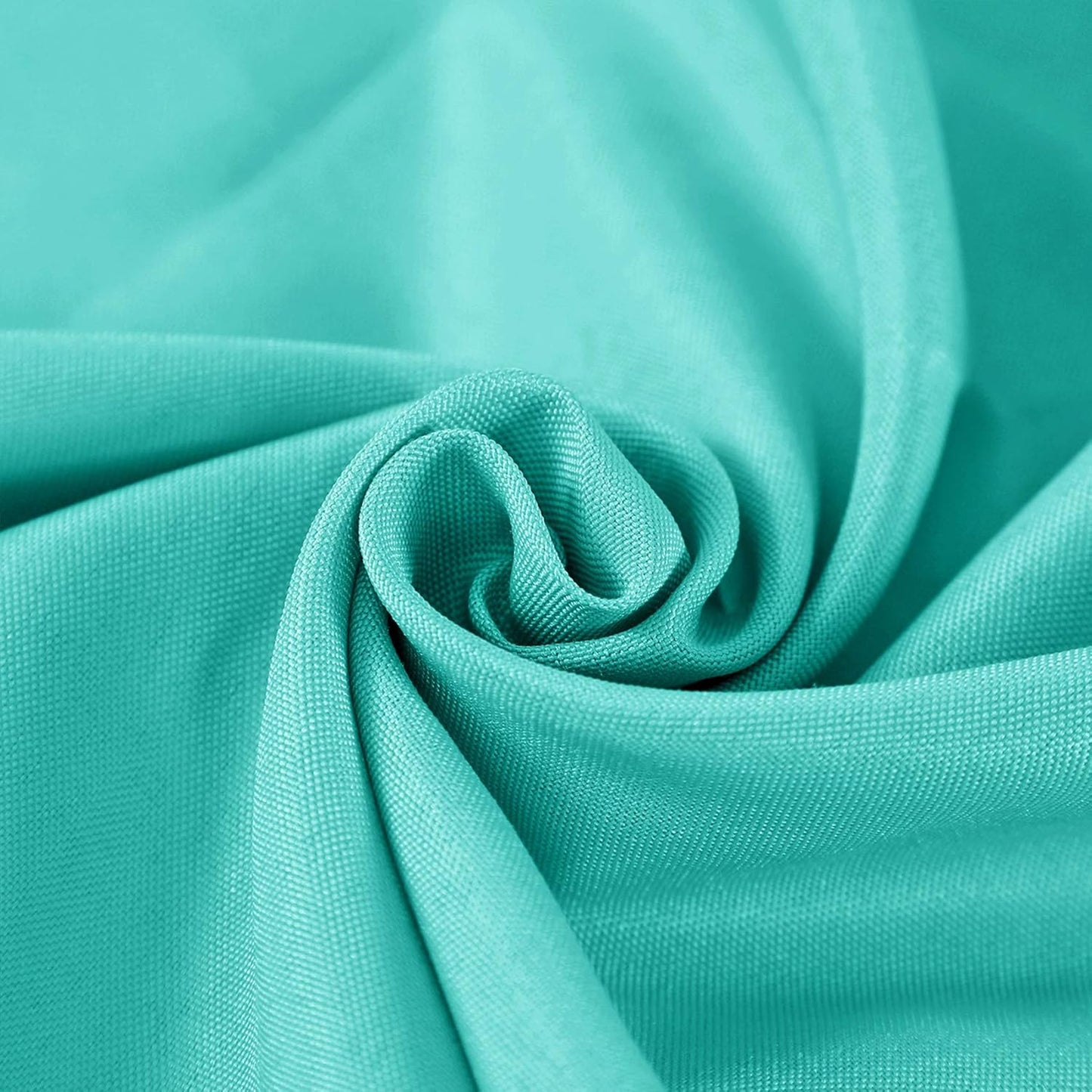 Rectangle Tablecloth 90x132 inch Washable Polyester Fabric Table Cloth for Wedding Party Dining Banquet Decoration（90x132, Turquoise）