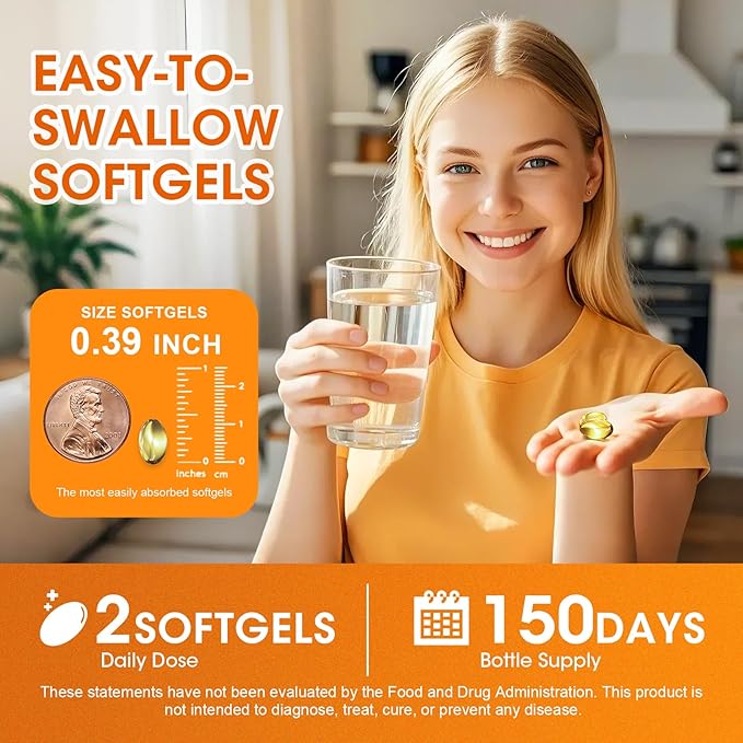 K2 D3 Vitamin Supplement, Vitamin D-3 & K-2 MK-7, 10,000 IU/200 mcg, with Virgin Non-GMO Coconut MCT Oil | 300 Vegan Softgels | Bone Health, Immune Support