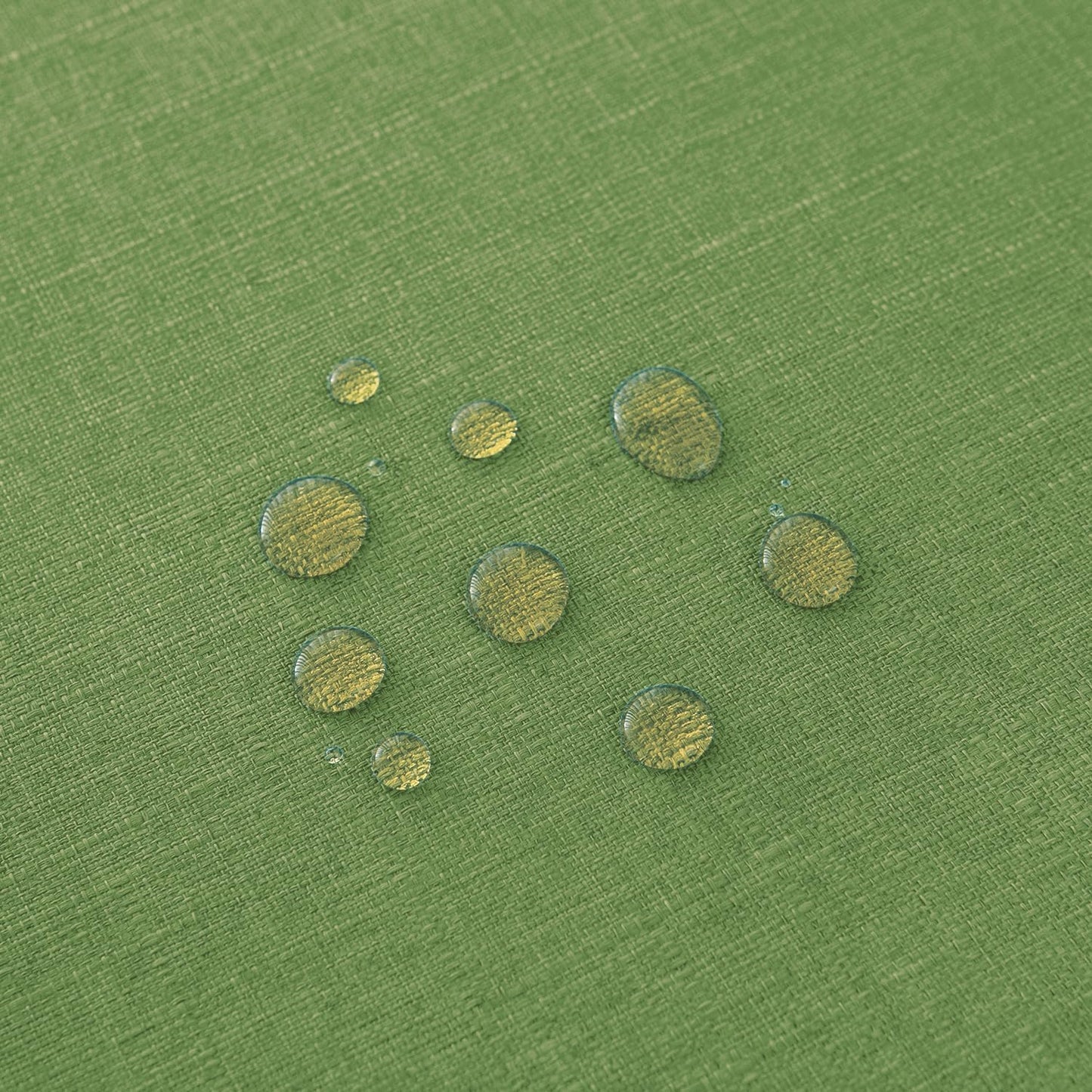 NLMUVW Olive Green Linen Tablecloth Rectangle Water Resistant Textured Natural Table Cloth Farmhouse Table Cover for Kitchen Dining Coffee, 54 x 96 Inch