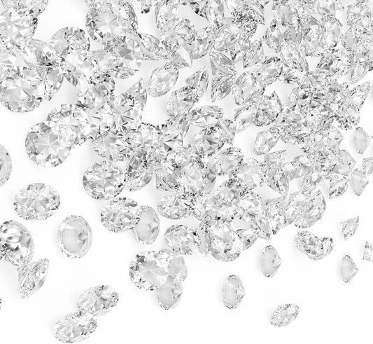 Fake Diamond, 1700PCS 10mm Clear Acrylic Diamonds Crystals Gems for Vase Fillers,Table Scatter, Party Favor, Wedding Decoration, Photography Props, DIY Crafts-10mm