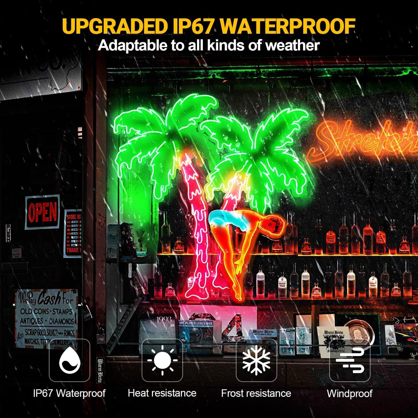 Custom Neon Sign, Personalized LED Neon Light with Logo or Name, UV Printed Neon Signs for Wall Decor, Bar, Salon, Nail Shop & Business Gifts