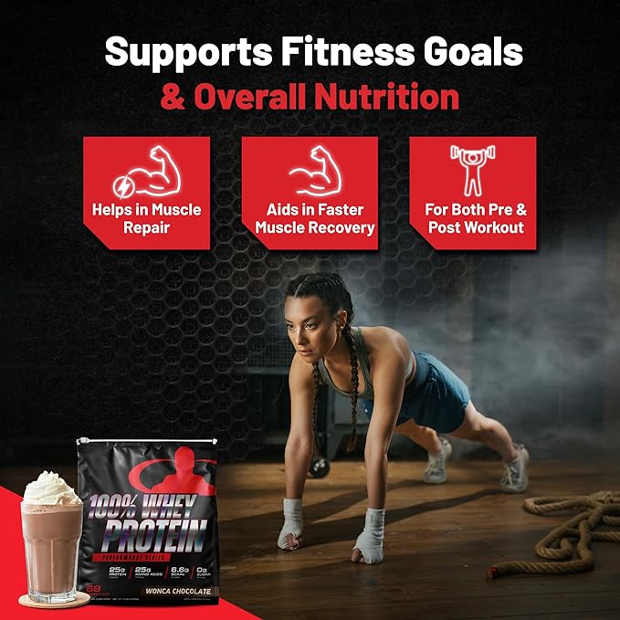 GL 100% Whey Protein, Cold Filtered Whey Protein - Rapid Amino Acid Delivery - Natural Coco for a Rich Chocolate Flavor - Tub Weighs 5 Pounds, Contains 68 Servings