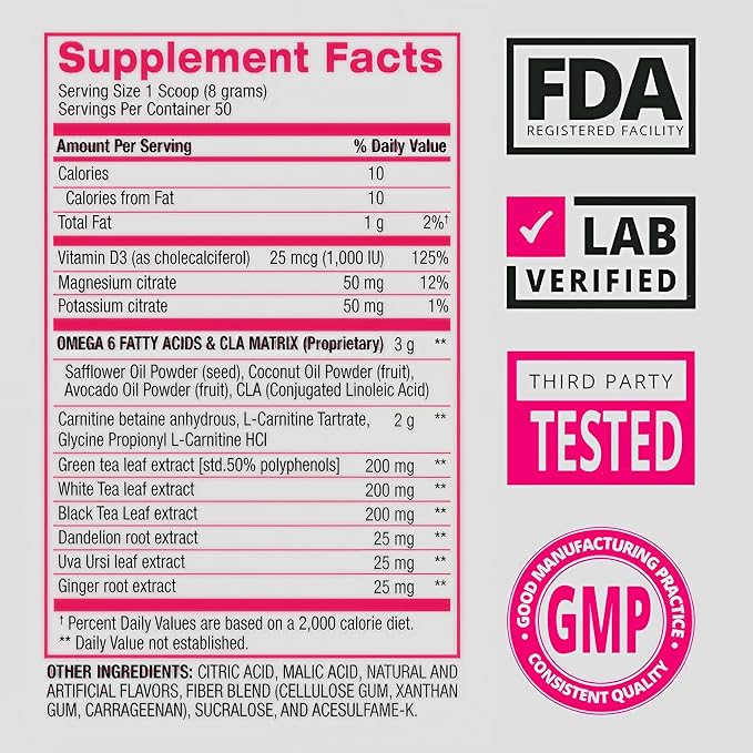 BPI Sports CLA + Carnitine Shredded - Convert Fat Cells Into Energy and Supports Lean Muscle, Boost Metabolism - Non-Stimulant L-Carnitine Supplement - Fruit Punch (14.1 oz. / 50 Servings)