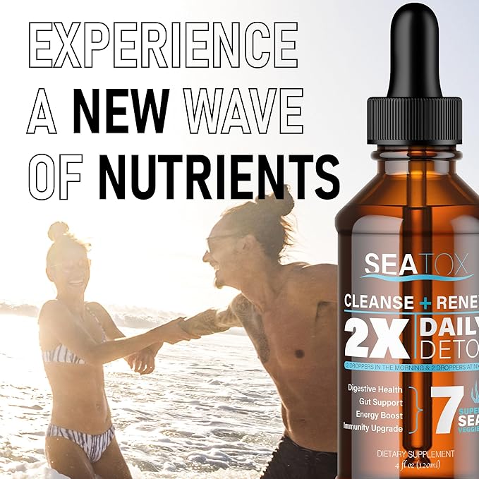 Cleanse & Renew - Liquid Superfood - Gut Health, Bloating, & Immune Support - Overall Wellness - Vegan & Gluten-Free - 30-Day Supply - Made in USA - 30-Day Supply