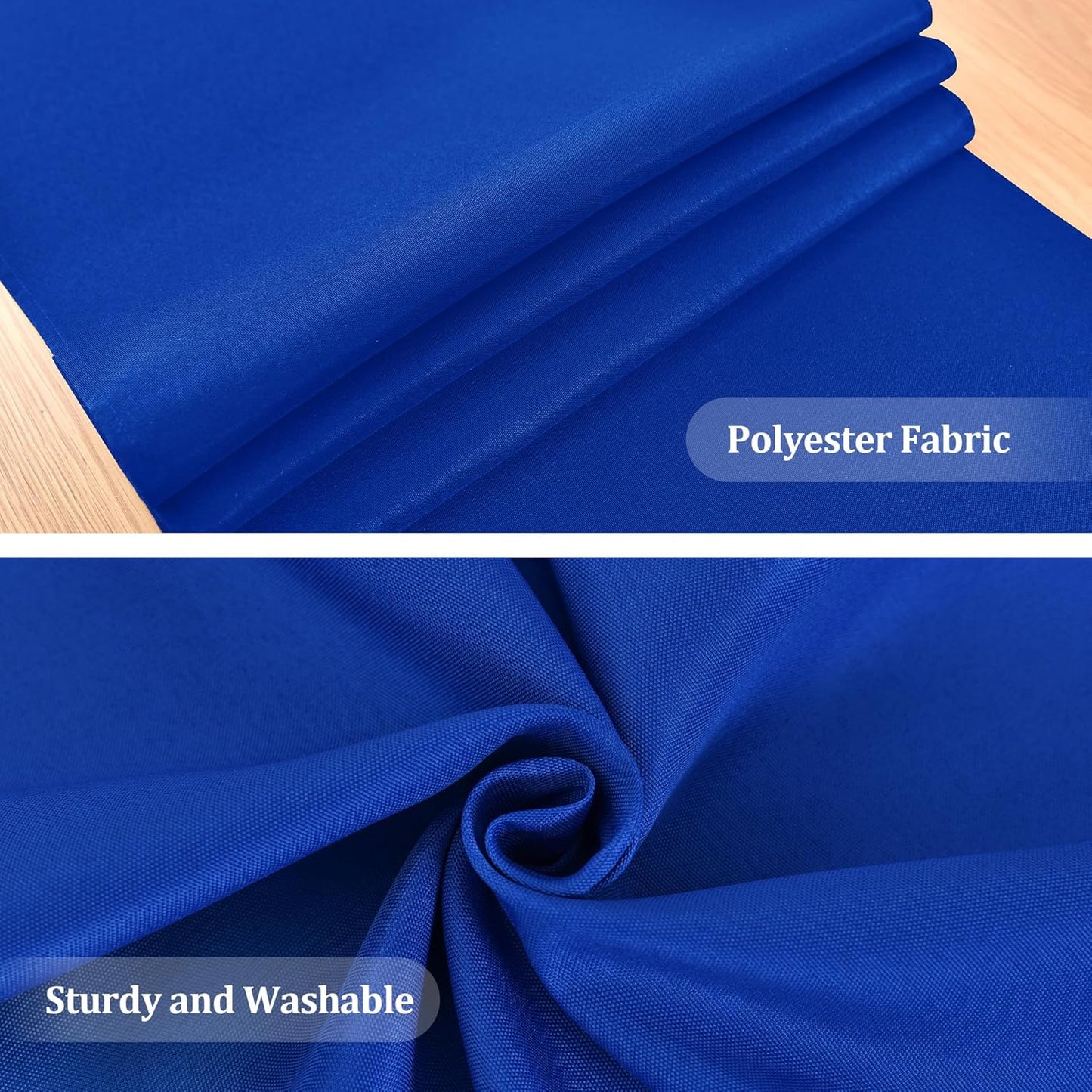 Farmhouse Blue Table Runner Dining Table Runners 72 Inches Long Coffee Table Runner for Dresser Living Room Bedroom Holiday Party Banquet 12X72 Inch