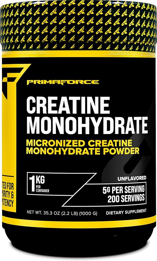 Primaforce Creatine Monohydrate Powder – 1,000 Grams - Micronized