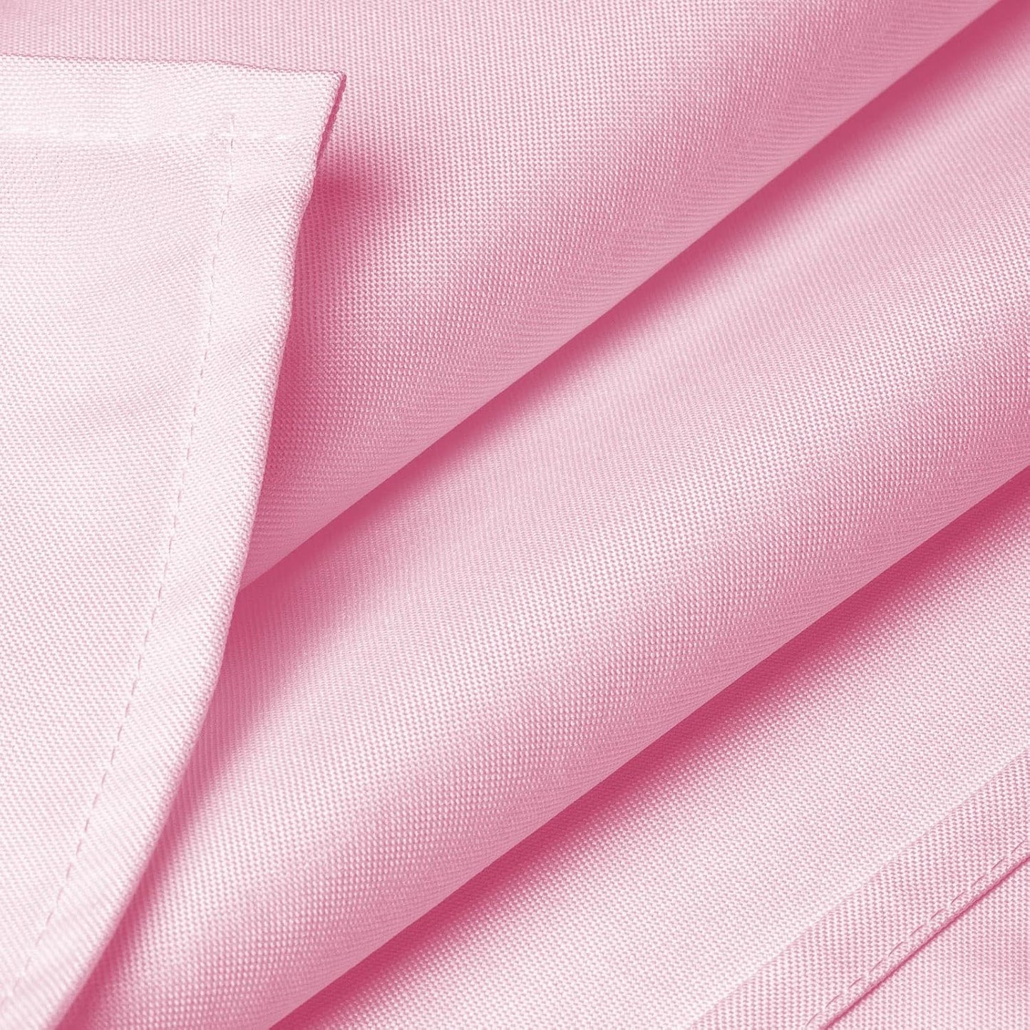 Lann's Linens - 70" Square Premium Tablecloth for Wedding/Banquet/Restaurant - Polyester Fabric Table Cloth - Pink