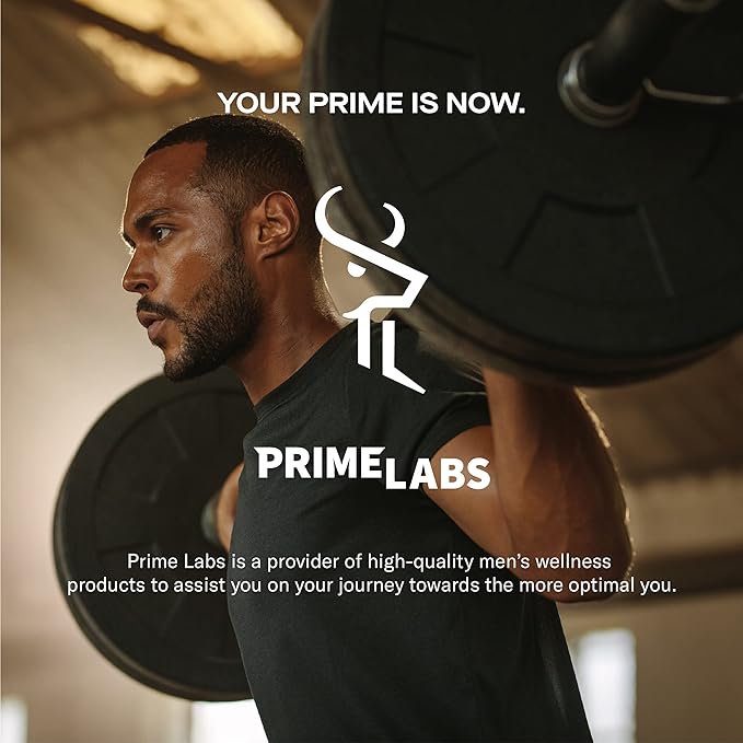 Prime Labs Testosterone Supplement for Men (2-Pack) - Stamina, Endurance, Energy, & Strength - Men's Testosterone Booster & Workout Supplement - 120 Caplets