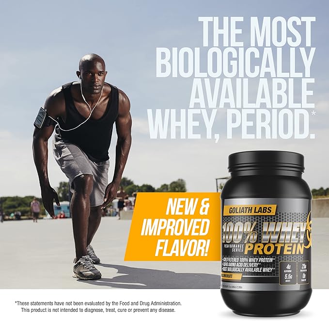 Goliath Labs ⧫ 100% Whey Protein Powder 5 lb (Chocolate)