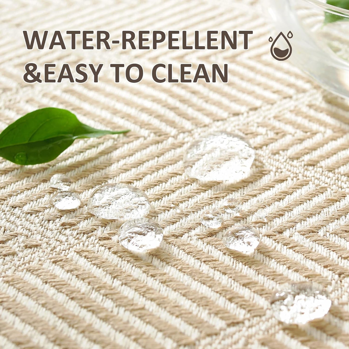 Placemats Set of 4,Waterproof Placemat with Tassel Fringe,Boho Placemats for Coffee Table Western Restaurant