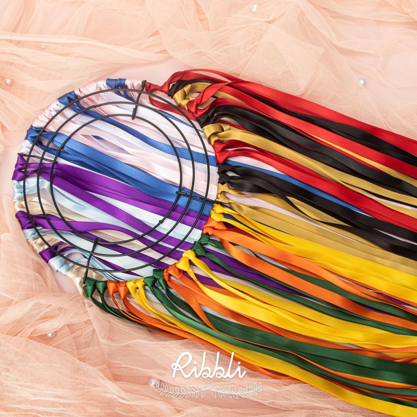 Ribbli Double Faced Purple Satin Ribbon,3/8” x Continuous 25 Yards,Use for Bows Bouquet,Gift Wrapping,Floral Arrangement