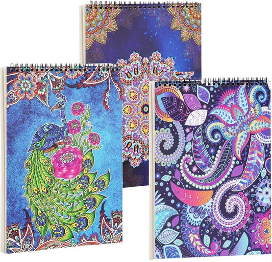 Bondream 3 Pack Adult Coloring Books,Flower,Mandalas &Animal Patterns and Designs for Adults Relaxation,Coloring Books for Women to Relax, Anxiety and Depression