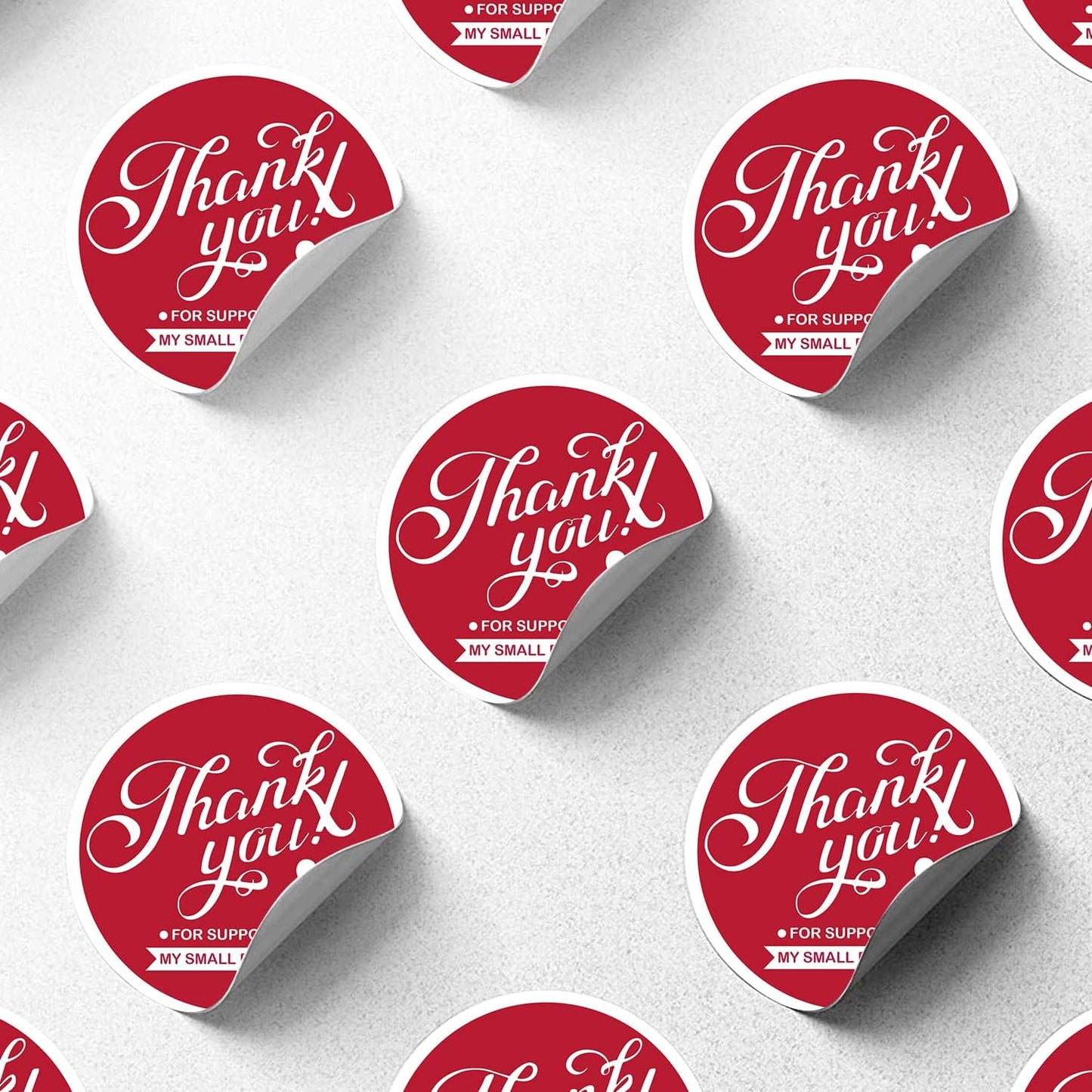 Custom Logo Stickers for Business, Personalised Logo Labels - Any Shape, Waterproof Vinyl Glossy Stickers for Branding & Packaging