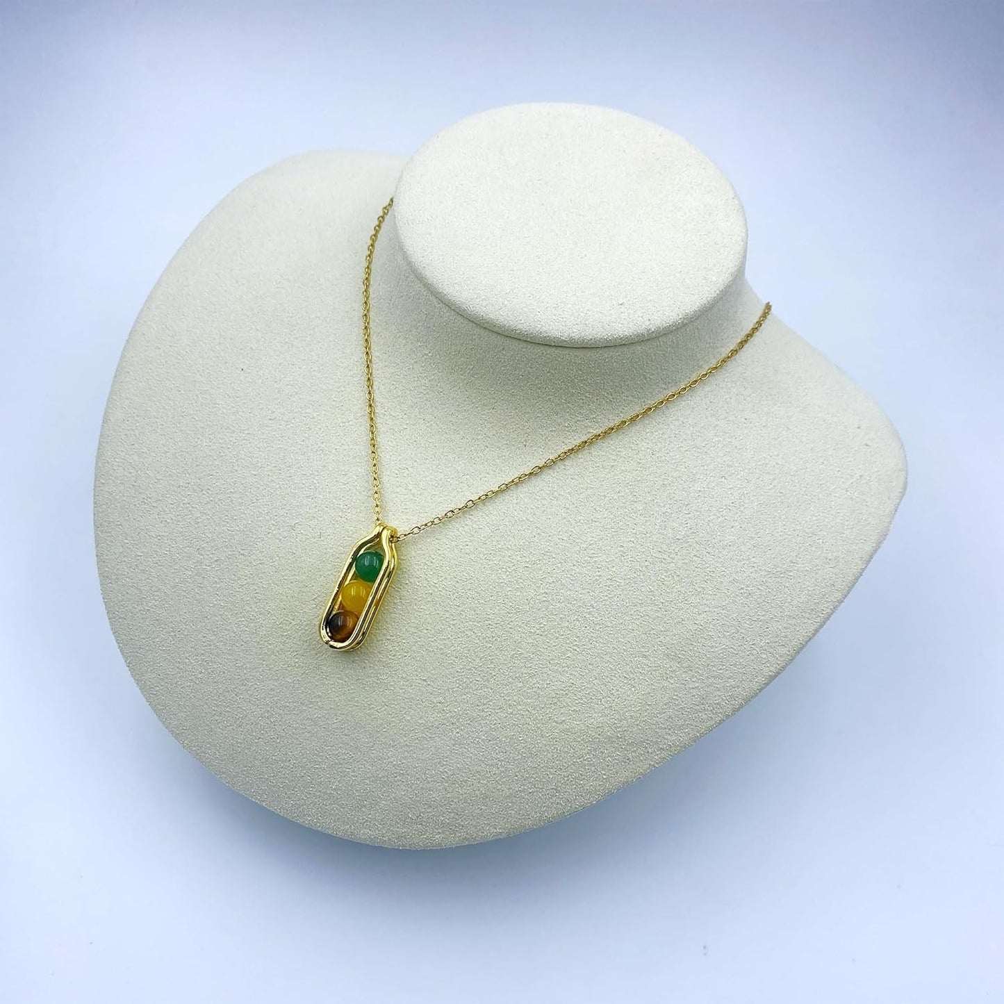 Natural Crystal Necklace Gift for New Beginnings, Crystals and Healing Stones Necklace for Anxiety Relief, Encourage Gift For Women, Mum, Natural Genuine Gemstone, Cheer Up