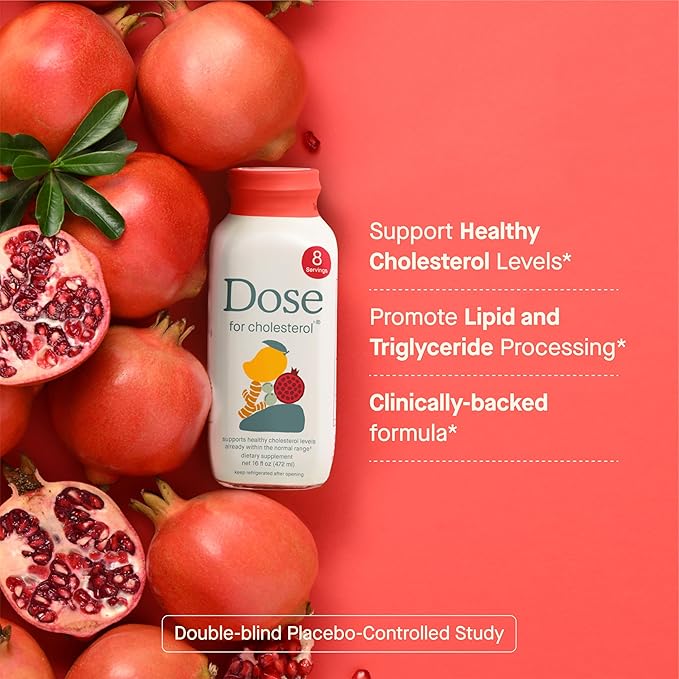 for Cholesterol Supplements Maintain Healthy Cholesterol Levels and Supports Cardiovascular Health Gluten-Free Vegan Zero Sugar, 16oz Bottle, 6 Pack (6 Week Supply)