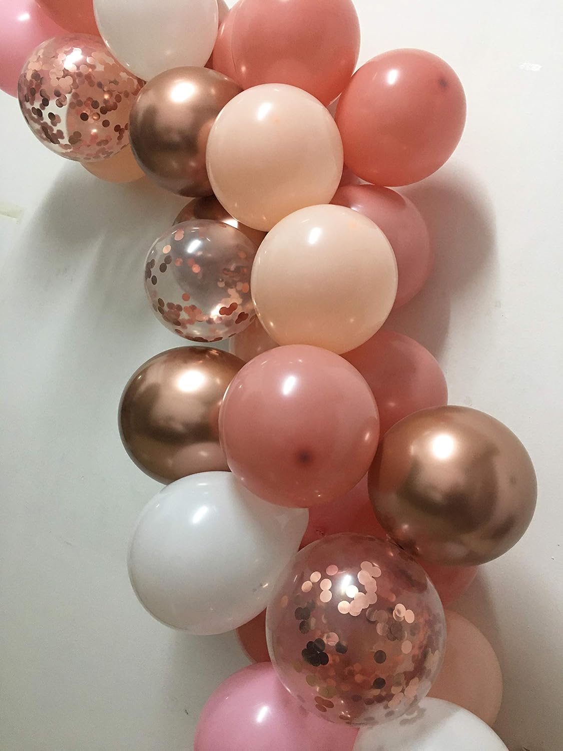 Balloon Arch Garland Kit- Dusty Rose Wedding Bachelorette Birthday Anniversary Party Decorations Backdrop Decor (Vintage Pink)