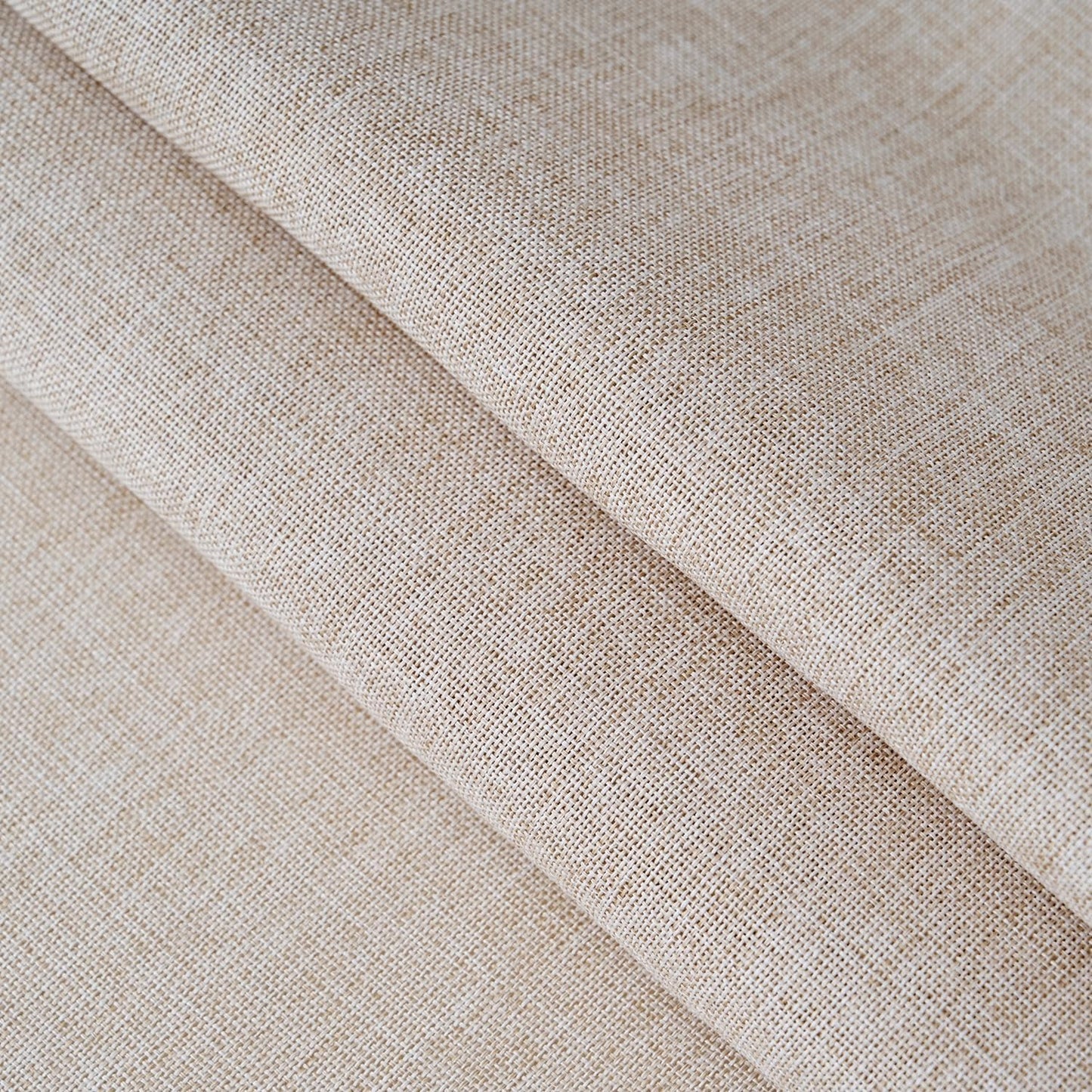 NLMUVW Square Linen Tablecloth 48x48 Inch, Rustic Textured Table Cloth Water Resistant Farmhouse Table Cover for Kitchen Dining Party Coffee, Oatmeal