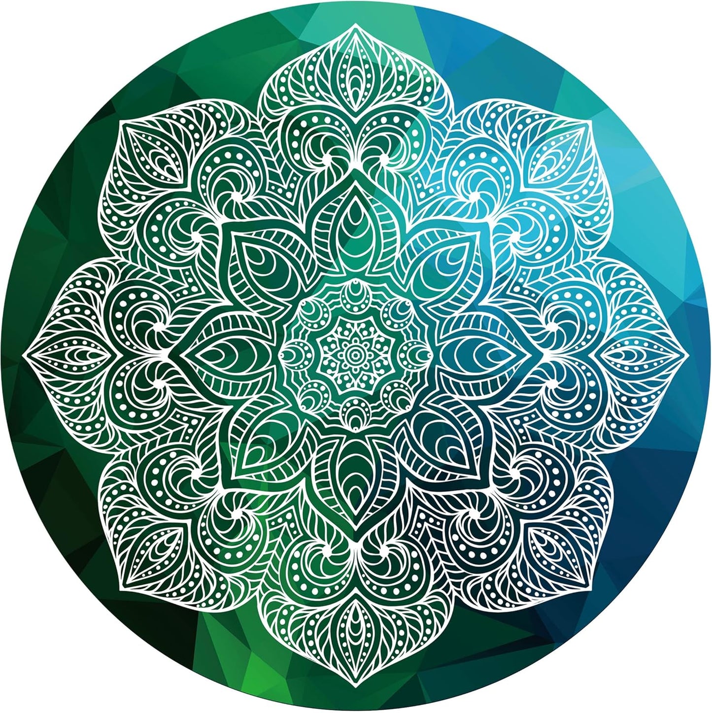 Pilates Mat Round Oversize Yoga Mat Suede Rubber Non-Slip Dia 140cm Exercise Mat Meditation Mat Workout Mat for Home Outdoor