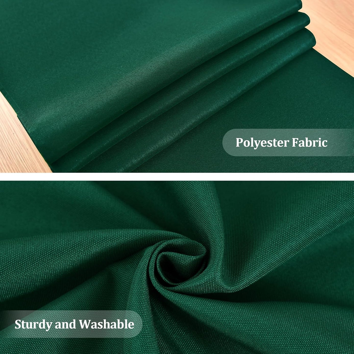 Farmhouse Green Table Runner Small Short Table Runners 36 Inches Coffee Table Runner for Dresser Living Room Bedroom Holiday Party Banquet 12X36 Inch