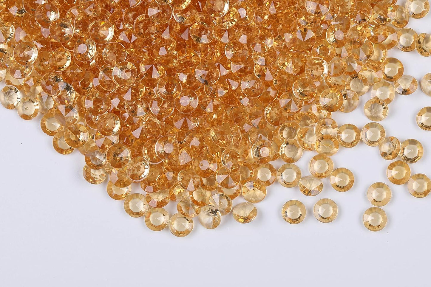 1000pcs Platic Acrylic Gems Fake Acrylic Diamonds Vase Filler Beads Faux Diamond Crystals Jewels for Makeup Brushes Holder Table Scatter Confetti Party Arts Crafts Birthday Wedding Decor