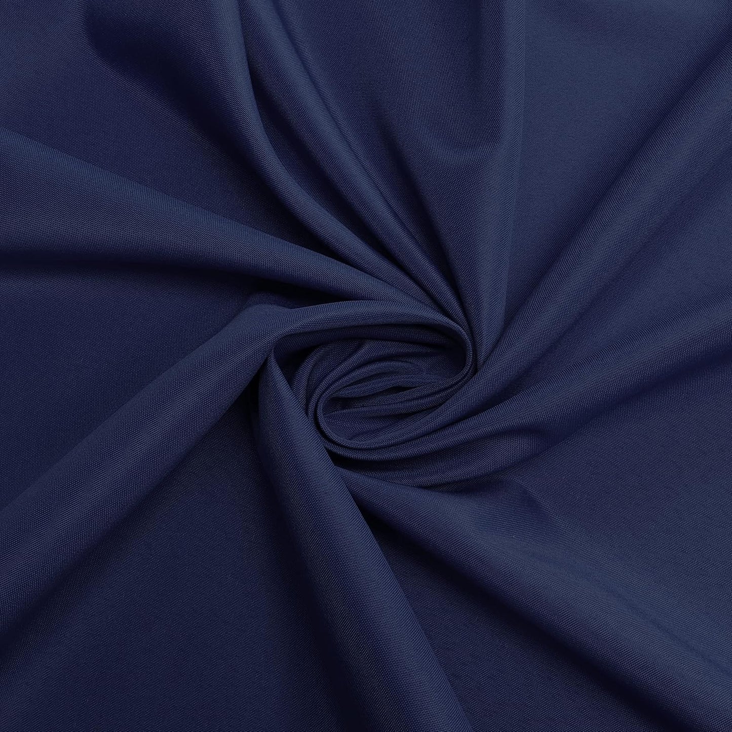 sancua Round Tablecloth - 120 Inch - Water Resistant Spill Proof Washable Polyester Table Cloth Decorative Fabric Table Cover for Dining Tables, Buffet Parties and Camping, Navy