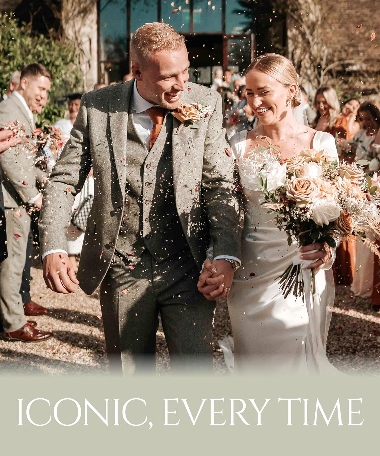 Flora & Bloom Biodegradable Confetti With Pre Built Cones | Dried Flowers (6 Litres) | Wedding Confetti Kit | Pop Open Cones & Tray |Jasmine, Lavender & Rose Petals | Wedding Decorations (48 Guests)