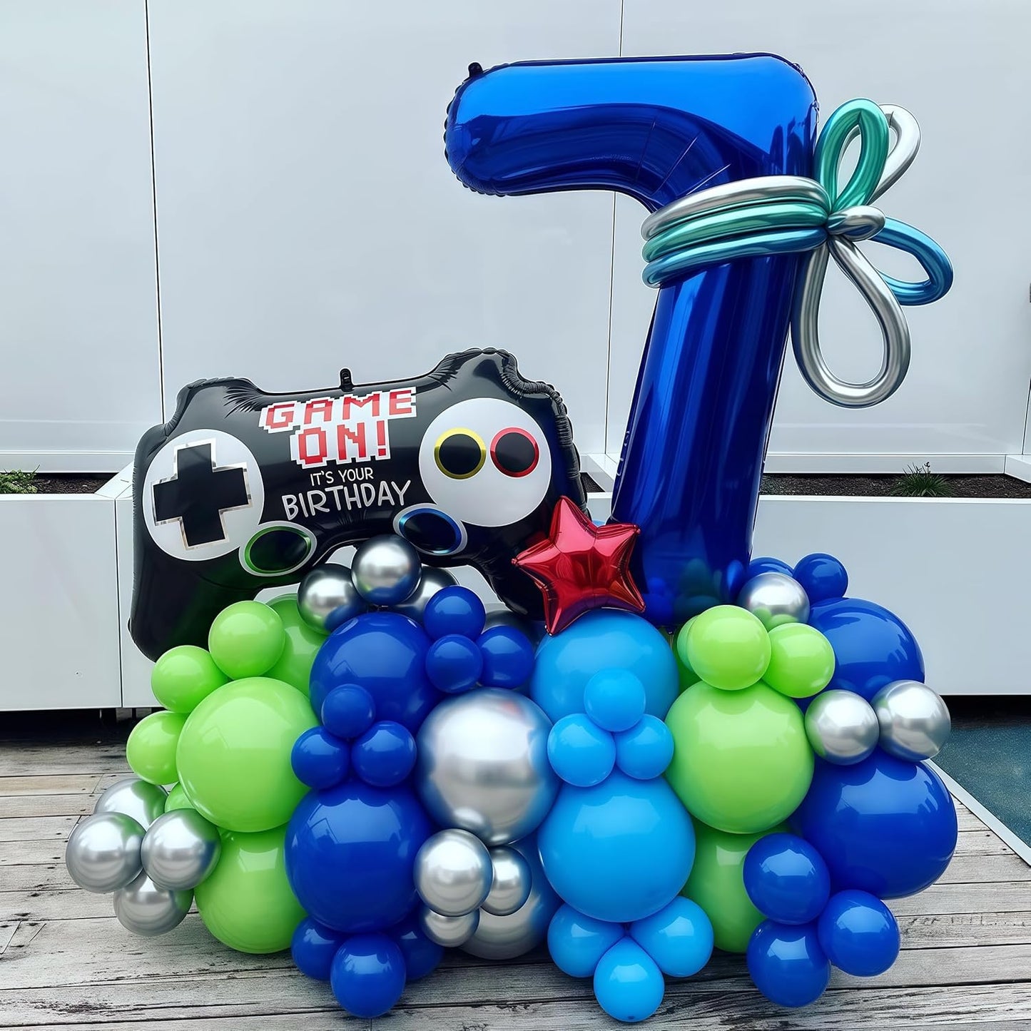 Navy Blue 9 Balloon Number,40 Inch Number 9 Balloon Big Dark Blue 9 Foil Mylar Helium Balloon for Birthday Party Decorations