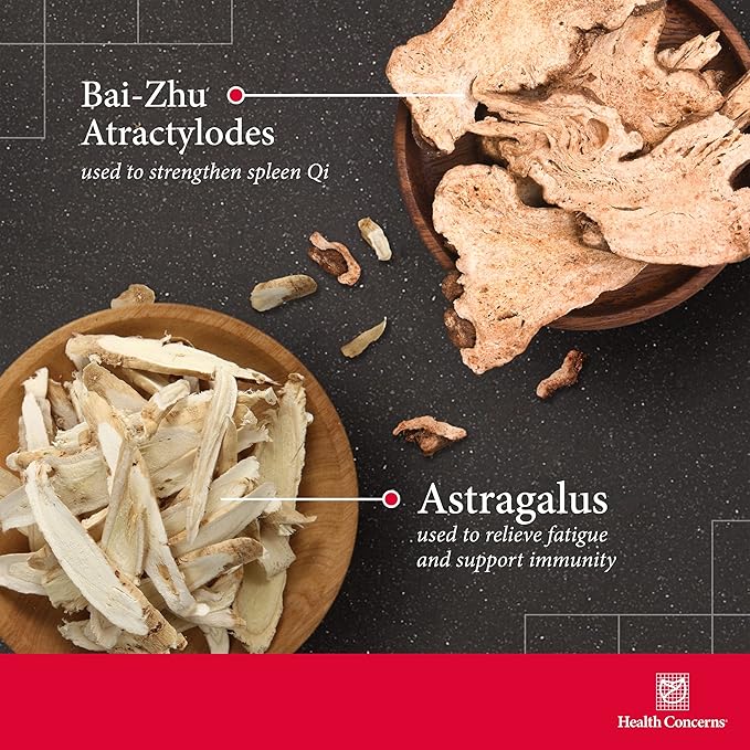 Health Concerns Raise Qi – Energy & Immune System Support – Bu Zhong Yi Qi Wan Formula – Astragalus, Ginseng & Dong Quai Herbal Supplement for Weakness, Digestion & Yang Qi Balance – 90 Capsules