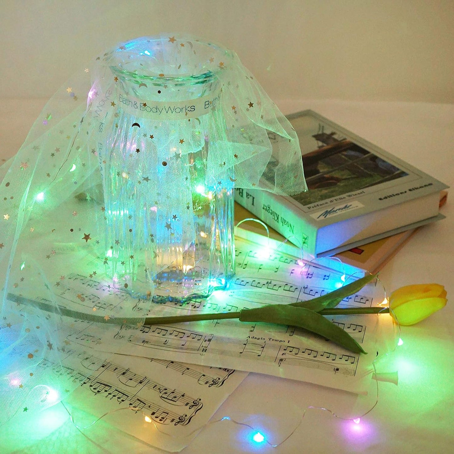 Upgraded 8 Pack Solar Wine Bottle Lights, 20LED Silver Wire Cork Lights Waterproof Fairy Lights for Liquor Bottles Crafts Party Wedding Halloween Christmas Decor(4 Colors)