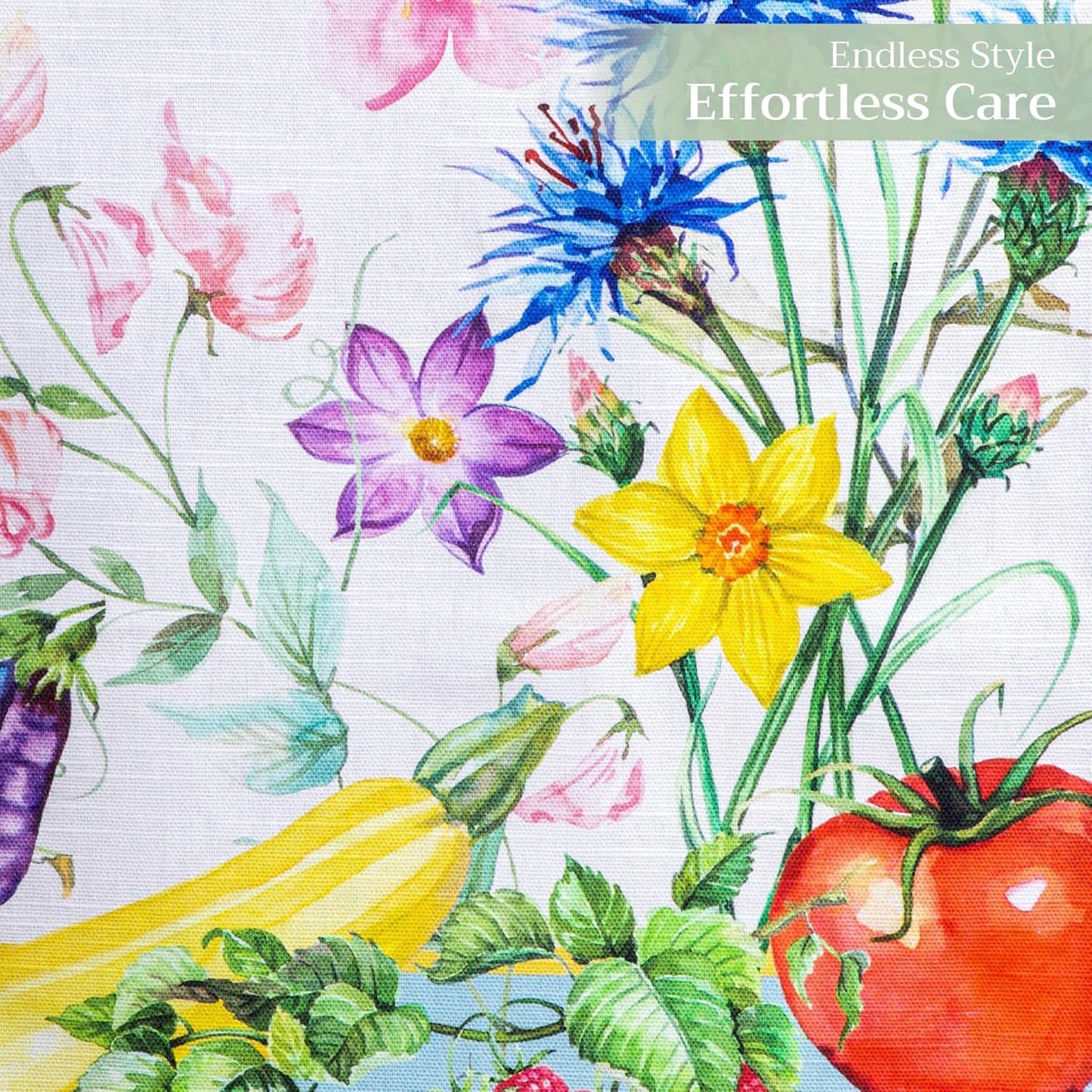 Maison d' Hermine Table Runner 100% Cotton Single Layer Table Runners 108 inches Long Decorative for Home Kitchen Dining Party Baby Shower Wedding Bridal Shower Spring Summer (Giverny, 14.50" x 108")