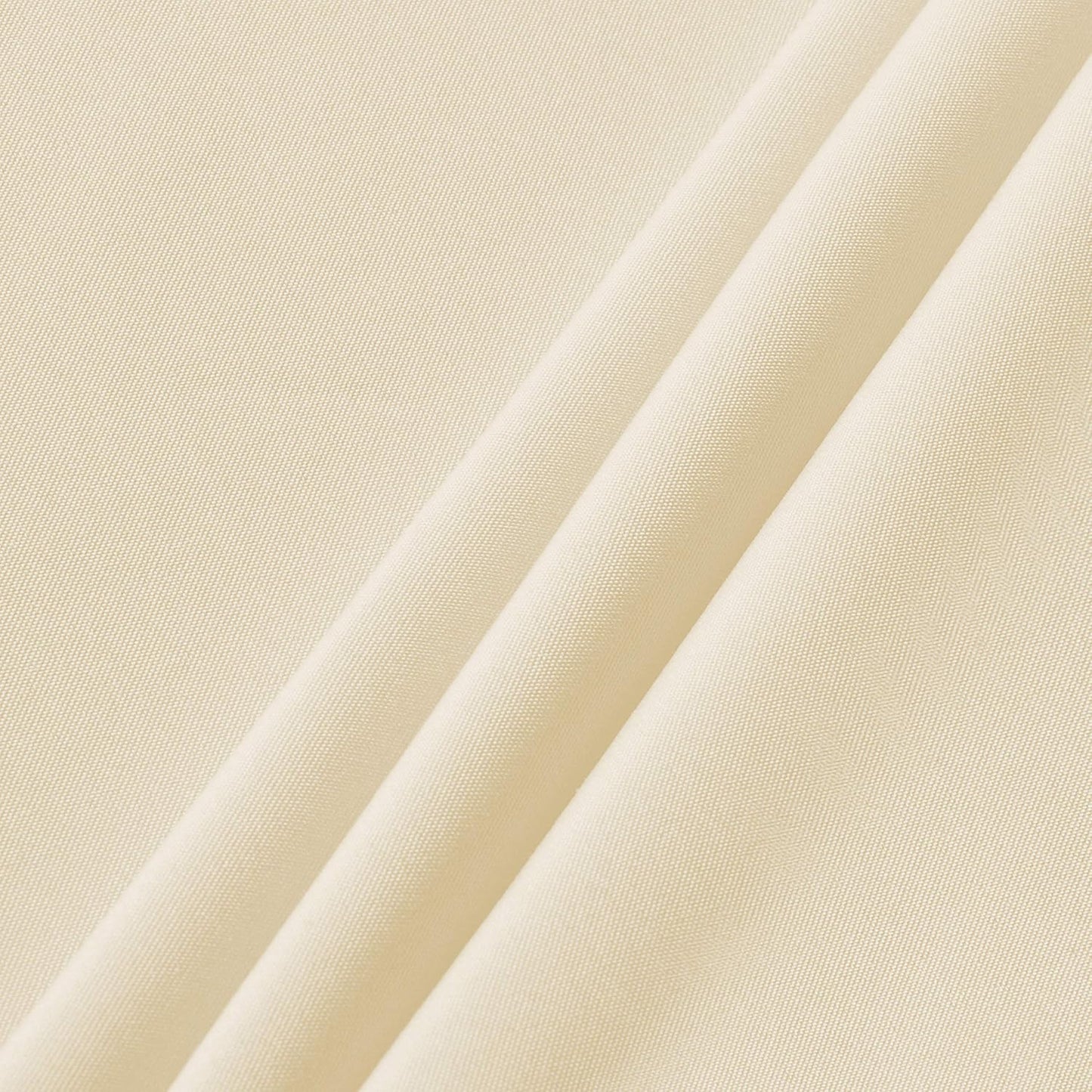 sancua Round Tablecloth - 108 Inch - Water Resistant Spill Proof Washable Polyester Table Cloth Decorative Fabric Table Cover for Dining Tables, Buffet Parties and Camping, Beige