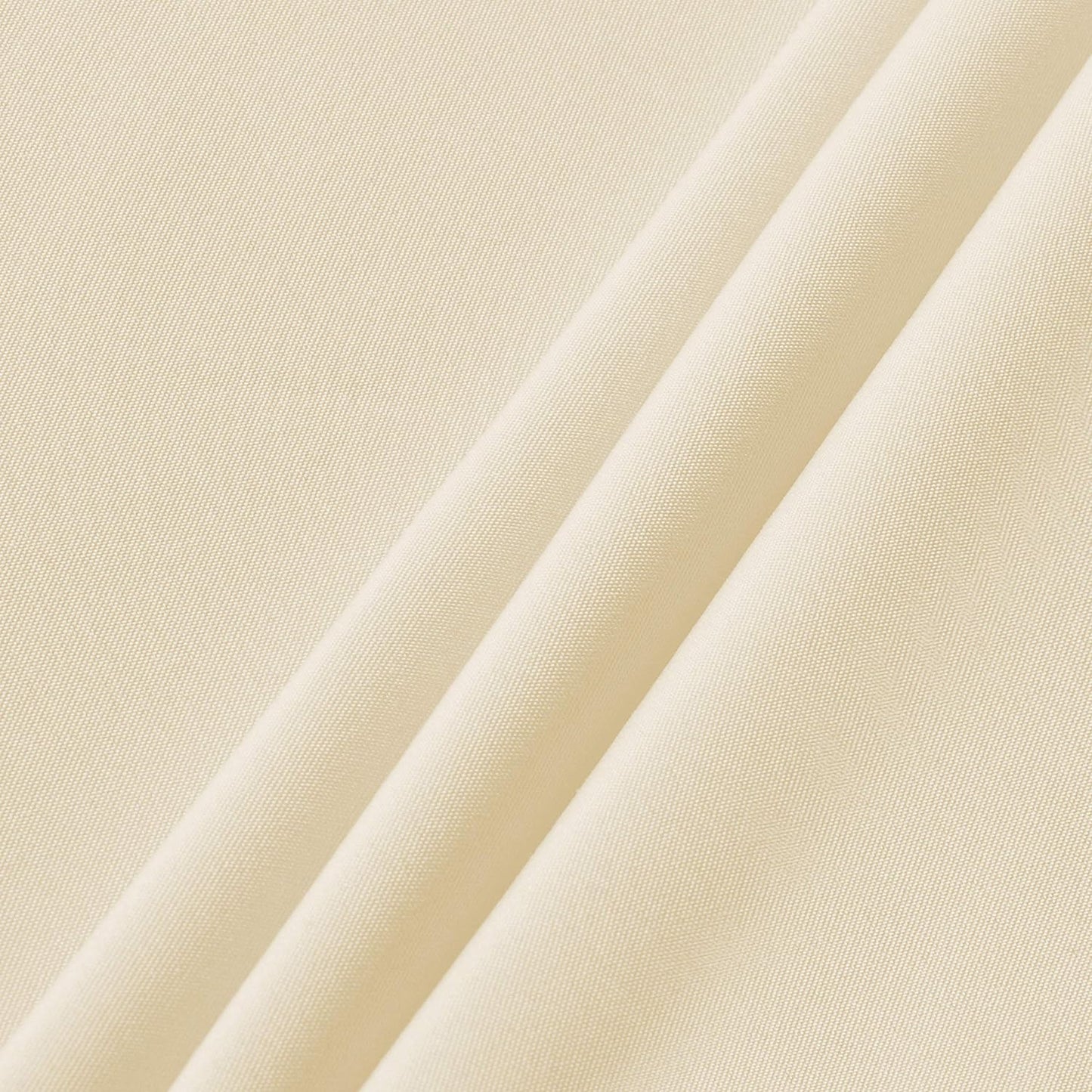 sancua Round Tablecloth - 60 Inch - Water Resistant Spill Proof Washable Polyester Table Cloth Decorative Fabric Table Cover for Dining Tables, Buffet Parties and Camping, Beige