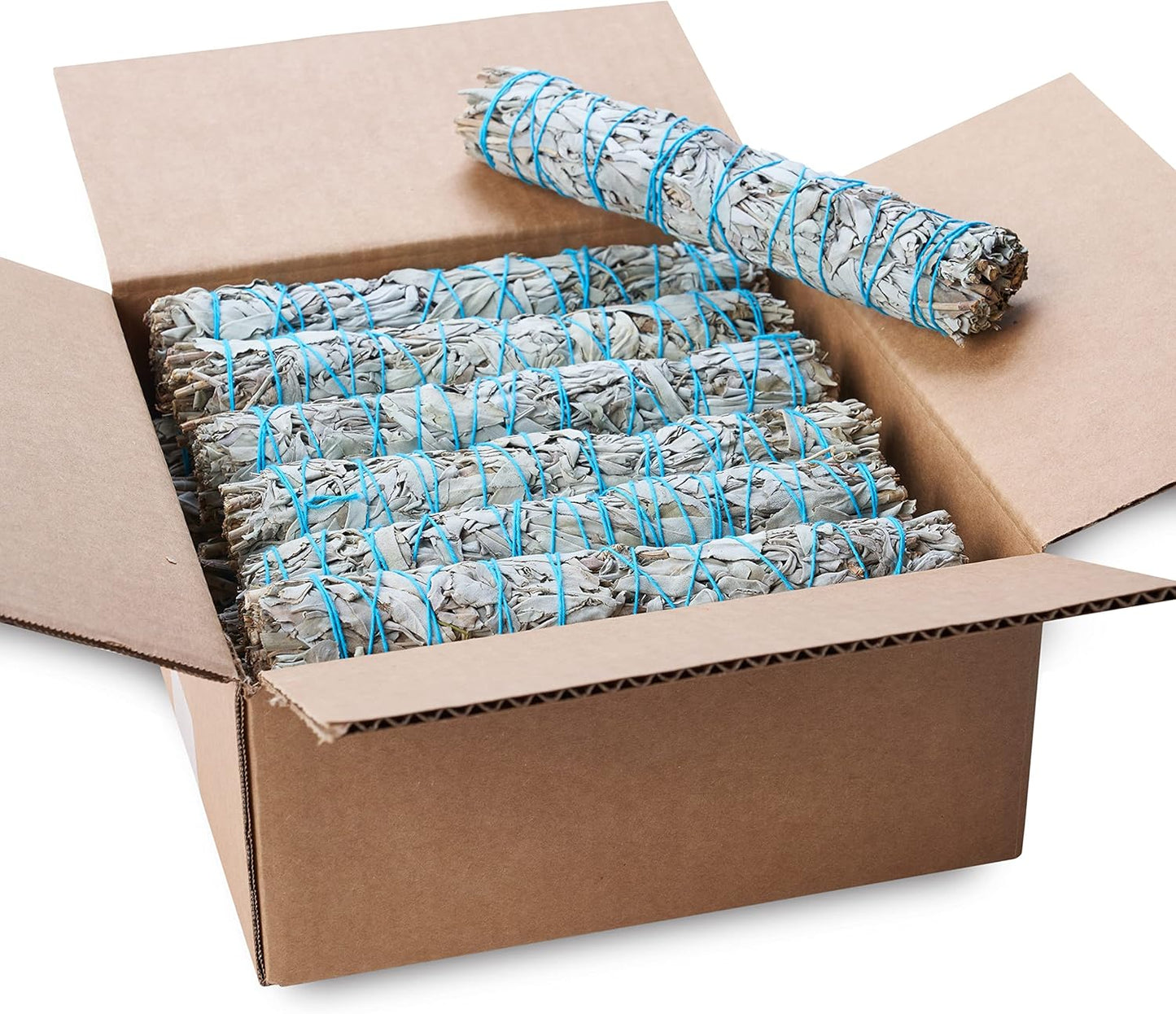 100 Pack 9 Inch White Sage Smudge Stick - Extra Large Smudging Wand Incense Stick for Cleansing, Purifying, Healing, Meditation, Yoga, Blessing