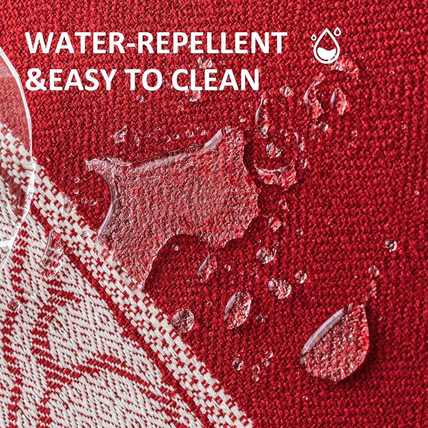 Placemats Set of 4,Elk Placemat with Tassel Fringe,Christmas Placemats for Coffee Table Western Restaurant