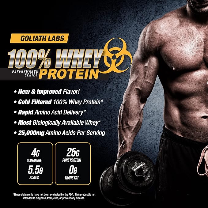 Goliath Labs ⧫ 100% Whey Protein Powder 5 lb (Chocolate)