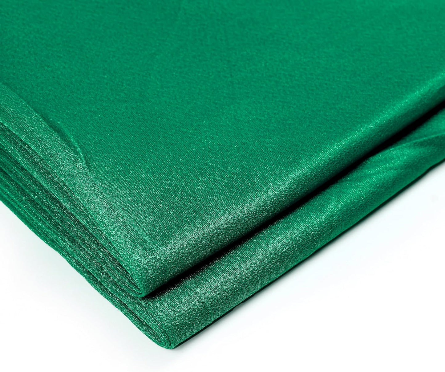 VDS Pack of 2 Panel (30 Inch X 20 Feet) Wedding Arch Draping Fabric Sheer Chiffon Fabric Drapery for Wedding Ceremony Reception Swag Backdrop Canopy Chuppah ARBO Altars Decoration (Emerald)