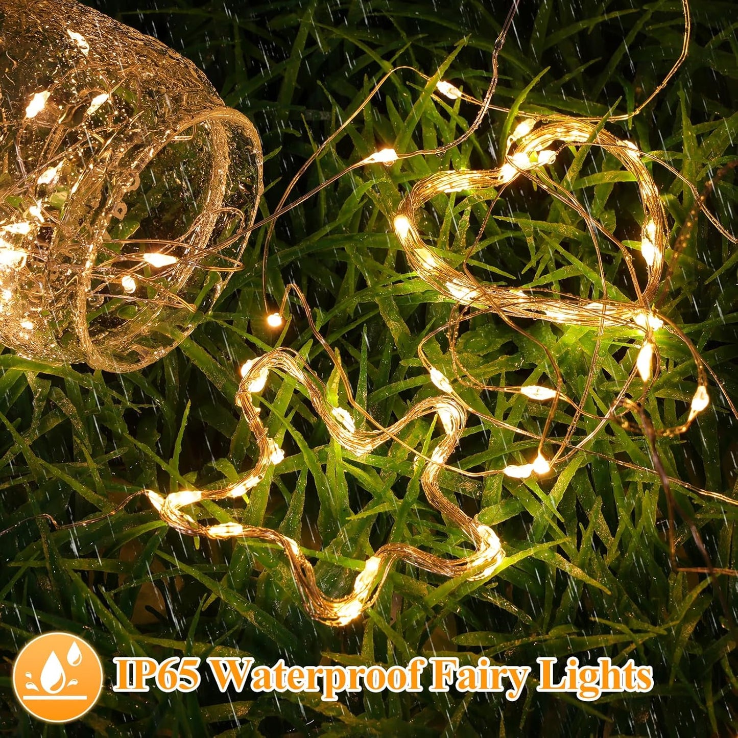 Lakumu 6 Pack Fairy Lights Battery Operated String Lights -7FT 20LED Fairy Lights Waterproof Silver Wire Firefly Starry Moon Lights for DIY Christmas Decorations Party Wedding Centerpiece Table Decor