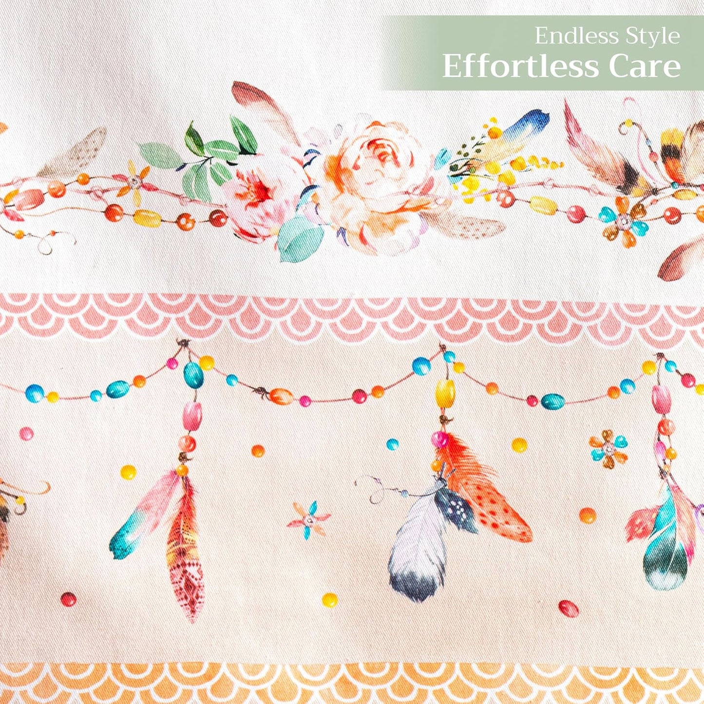 Maison d' Hermine Table Runner 100% Cotton Single Layer Table Runners 108 inches Long Decorative for Home Kitchen Dining Party Wedding Bridal Shower Spring Summer (Ibiza - Beige, 14.50" x 108")