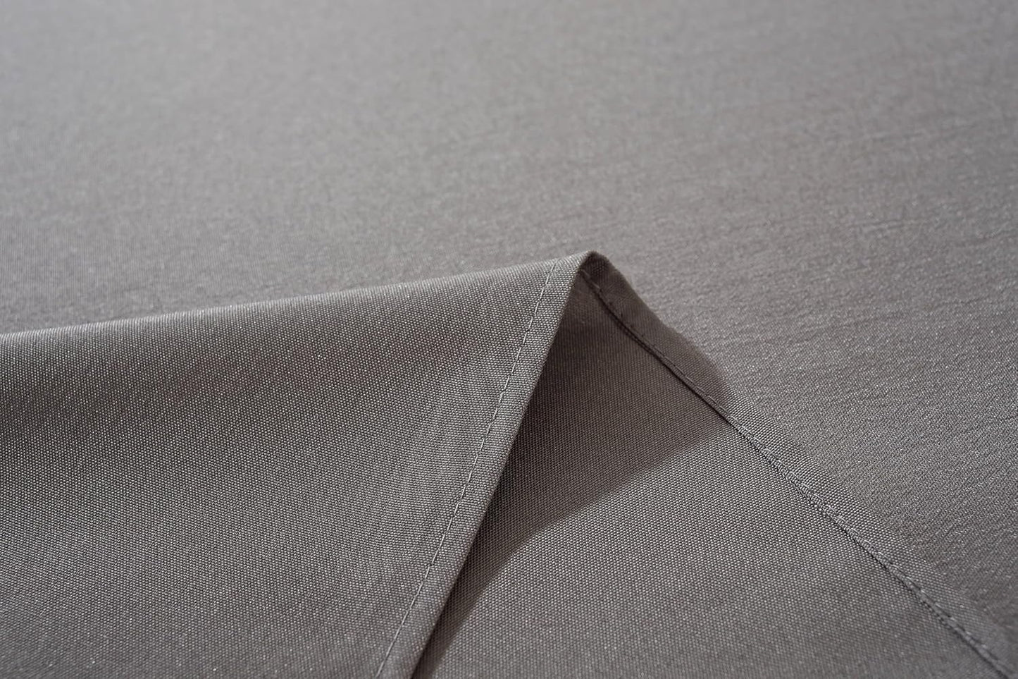 Craft And Party Rectangle Tablecloth, 60 x 126 Inch Charcoal, 8ft Washable Polyester Fabric Tablecloth for Home, Party, Wedding or Restaurant Use