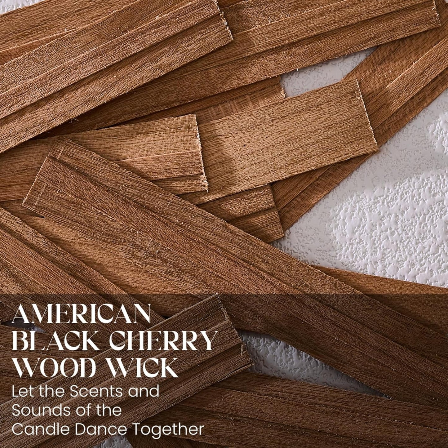 M&SENSE 9.88oz Natural Soy Wax Jar Candle with Wooden Wick | Moonlight Tuberose Scent | 55-Hour Burn & Long-Lasting Burn | Housewarming Gift for Men and Women