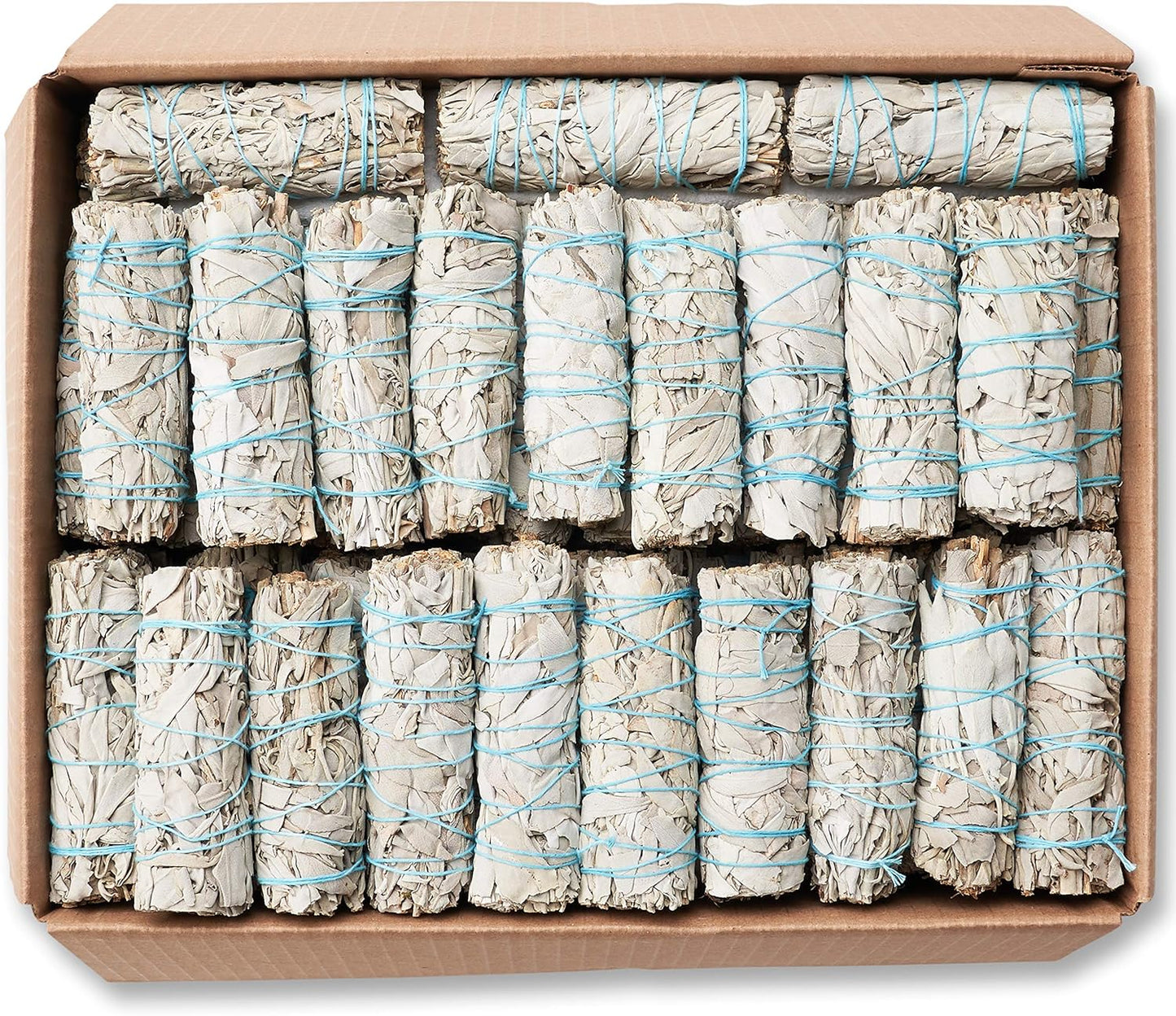 100 Wholesale White Sage Smudge Sticks for Cleansing, Purifying & Smudging