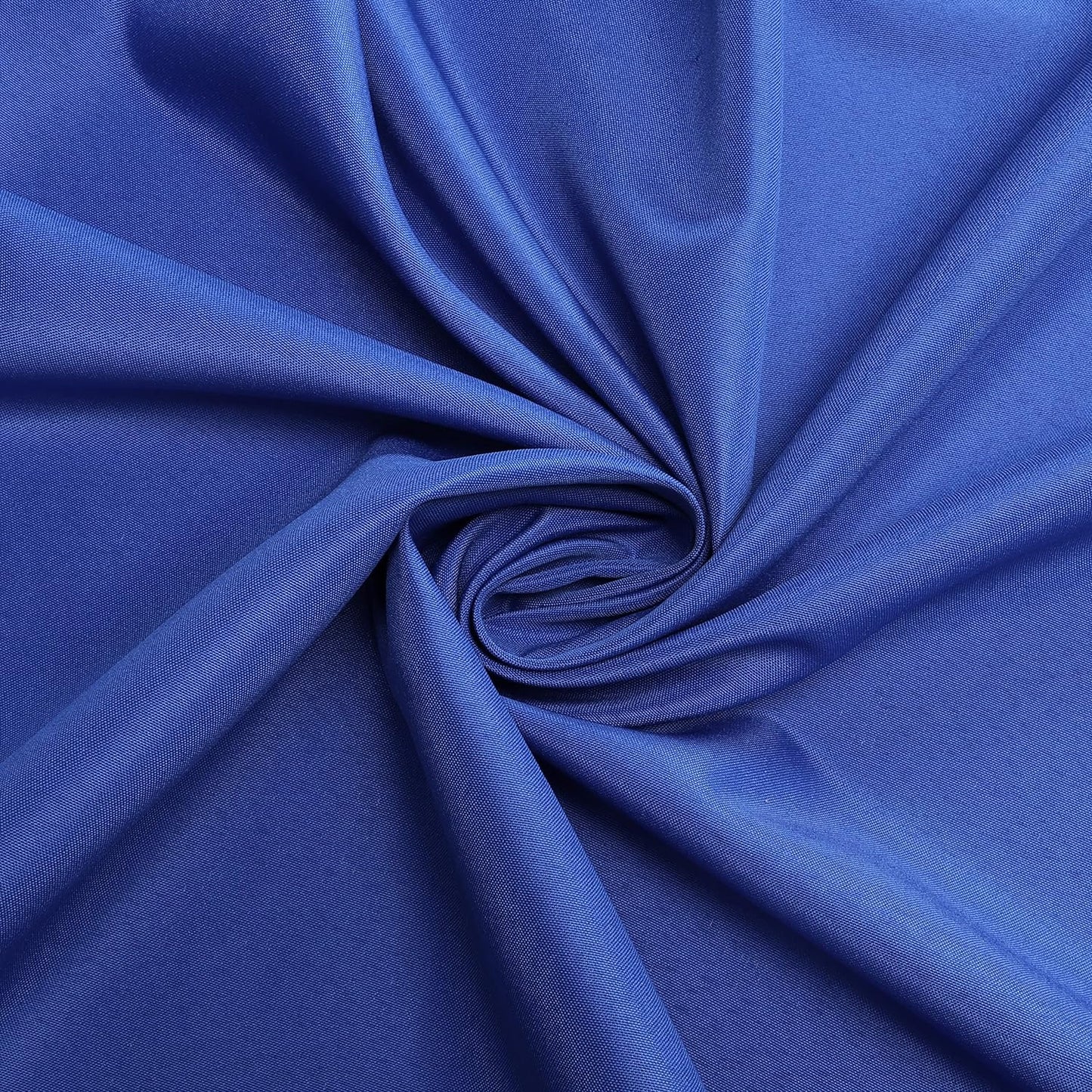 sancua Round Tablecloth - 108 Inch - Water Resistant Spill Proof Washable Polyester Table Cloth Decorative Fabric Table Cover for Dining Tables, Buffet Parties and Camping, Blue