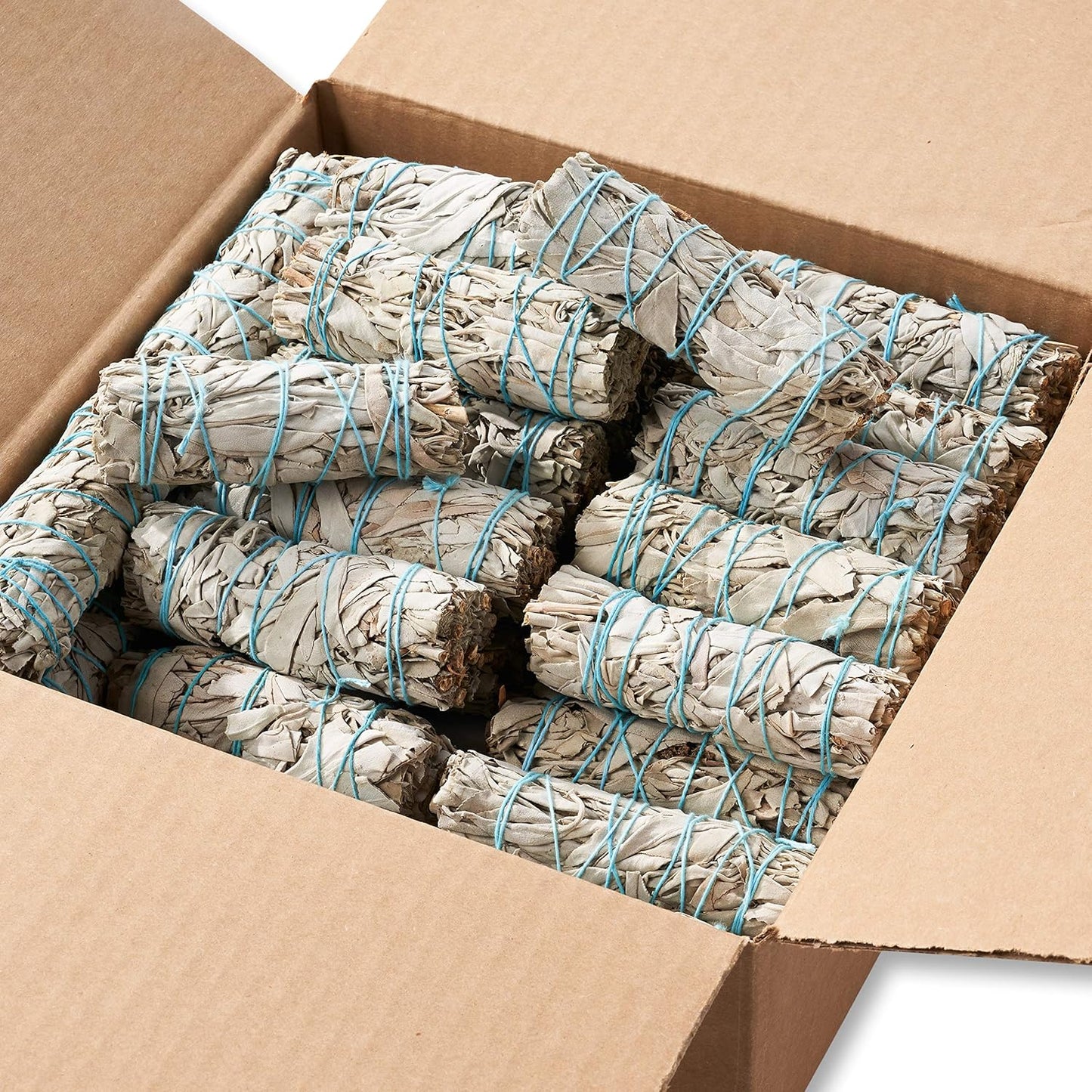 100 White Sage Smudge Sticks Wholesale Bulk - Sustainably Grown for Healing, Stress Relief, Spiritual Use & Personal Development