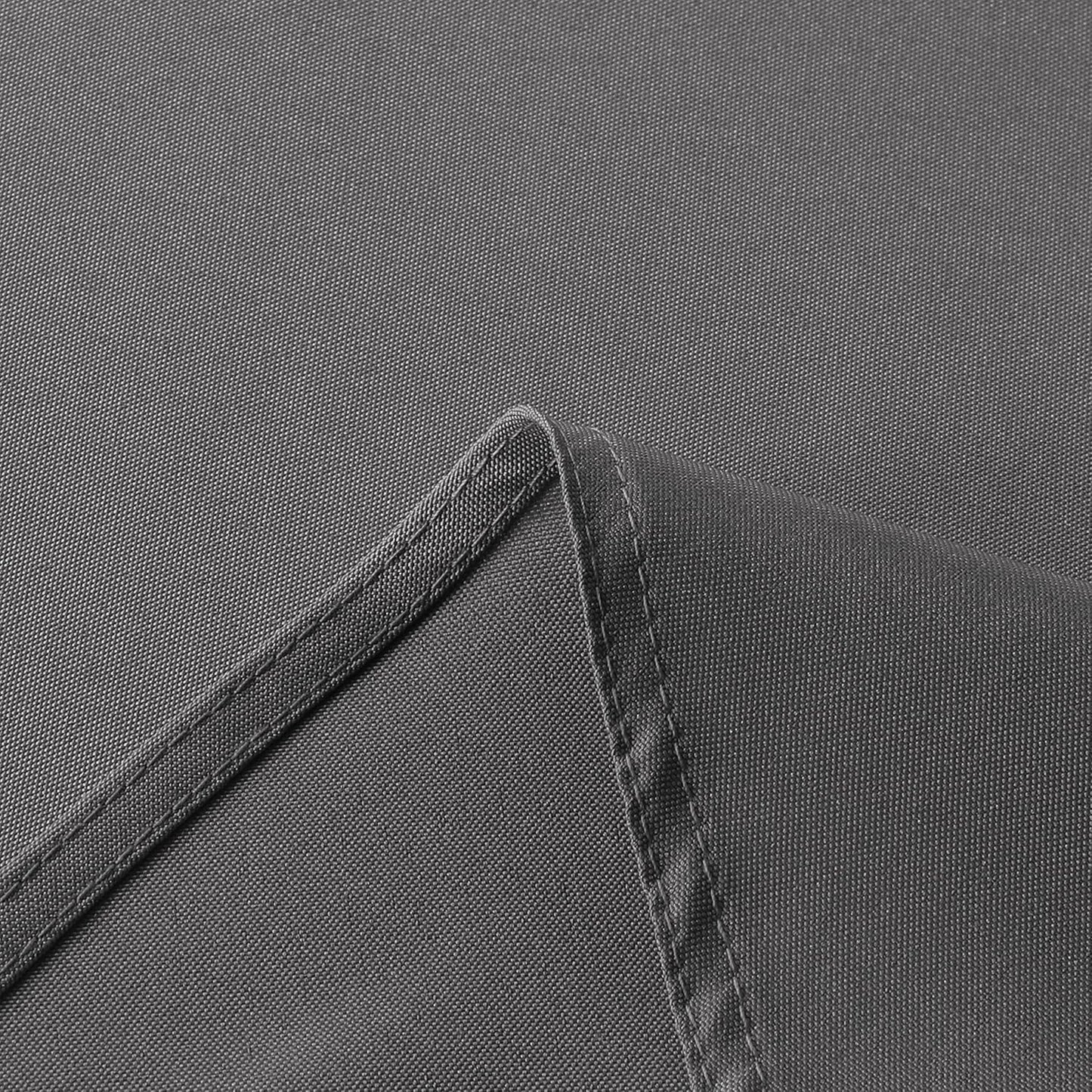 sancua Round Tablecloth - 60 Inch - Water Resistant Spill Proof Washable Polyester Table Cloth Decorative Fabric Table Cover for Dining, Buffet Parties and Camping, Light Grey(Fits 20-48 Inch Tables)