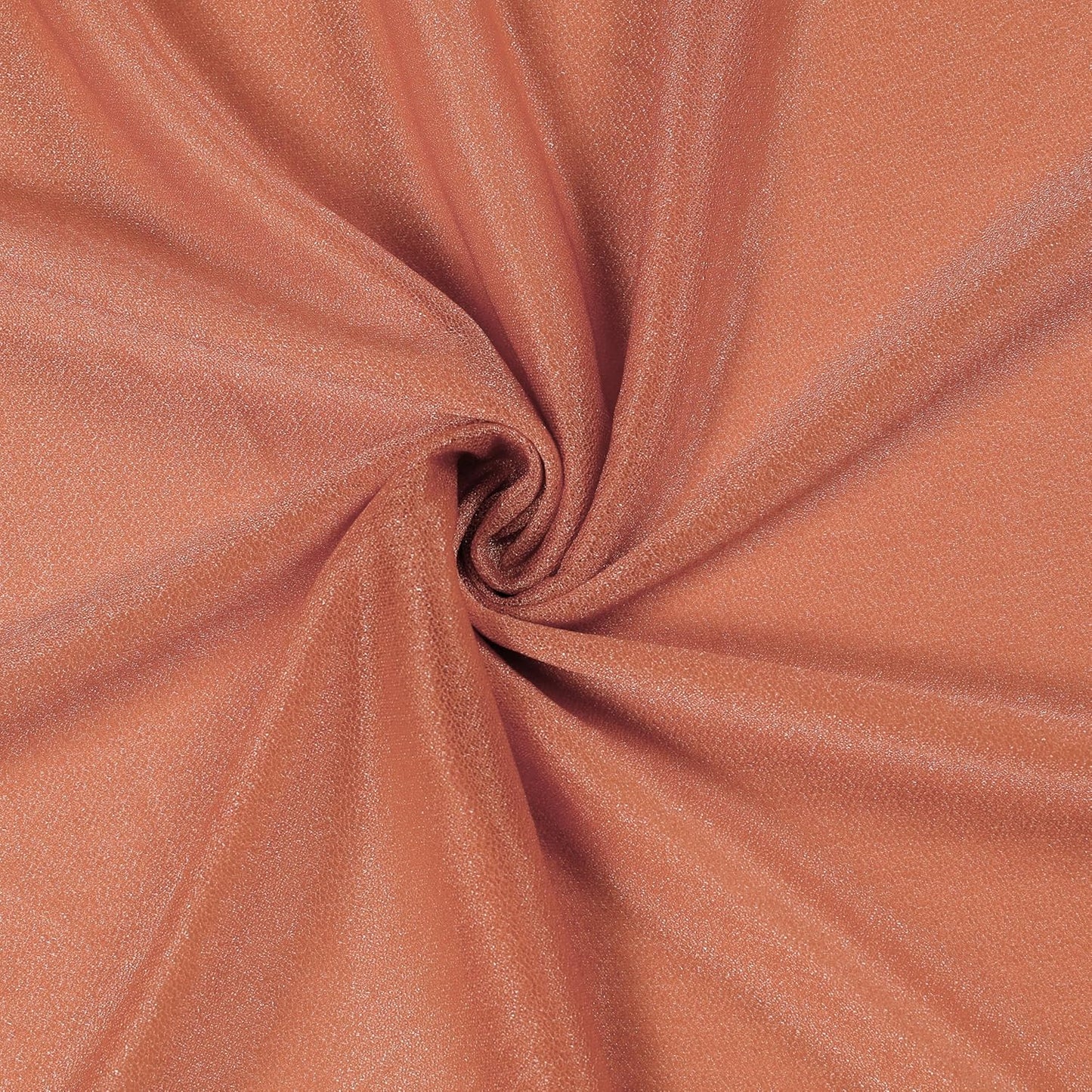 VDS Pack of 2 Panel (30 Inch X 50 Feet) Wedding Arch Draping Fabric Sheer Chiffon Fabric Drapery for Wedding Ceremony Reception Swag Backdrop Canopy Chuppah ARBO Altars Decoration (Coral Peach)